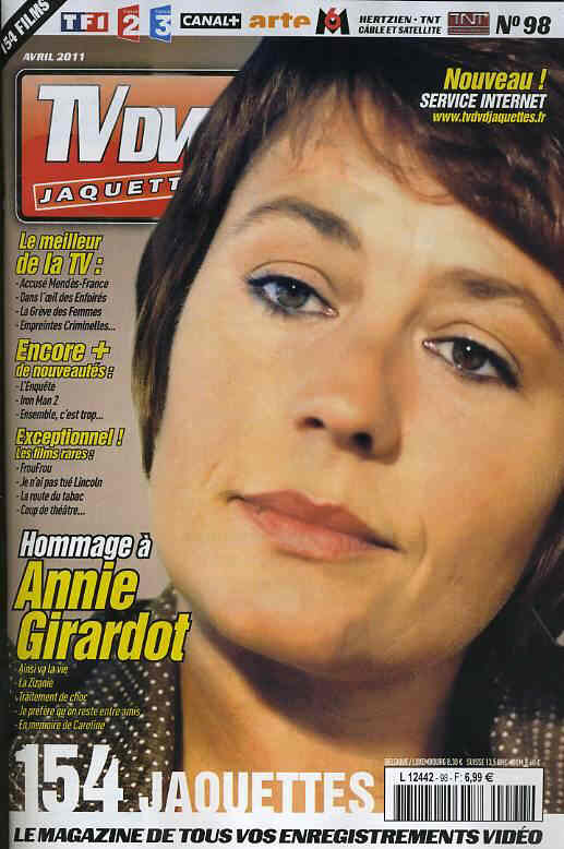 TV DVD JAQUETTES magazine side cover Issue 98 April 2011