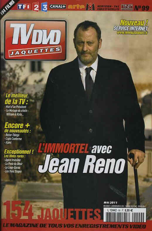 TV DVD JAQUETTES magazine side cover Issue 99 May 2011