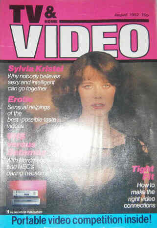 TV AND HOME VIDEO magazine side cover August 1982