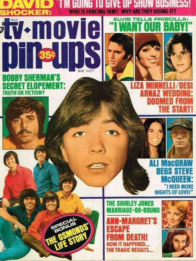 TV MOVIE PIN-UPS magazine side cover May 1973