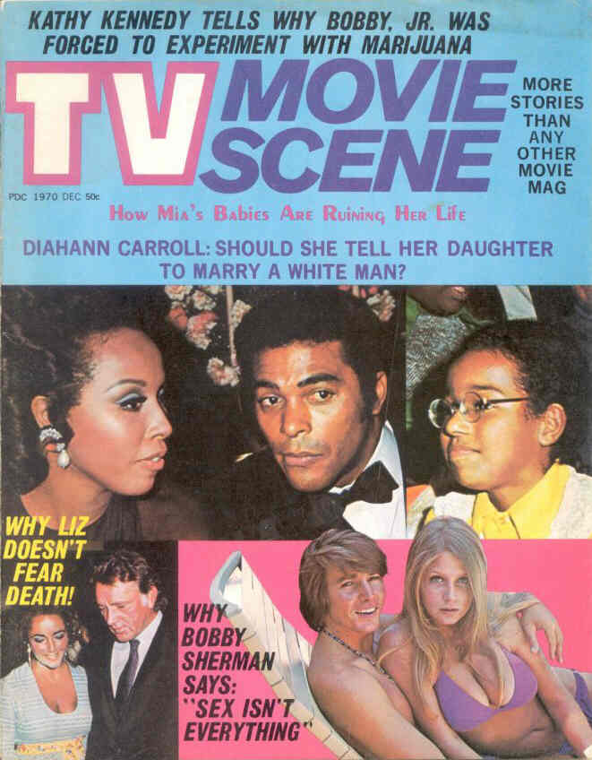 TV MOVIE SCENE magazine side cover December 1970