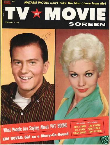 TV AND MOVIE SCREEN magazine side cover February 1958
