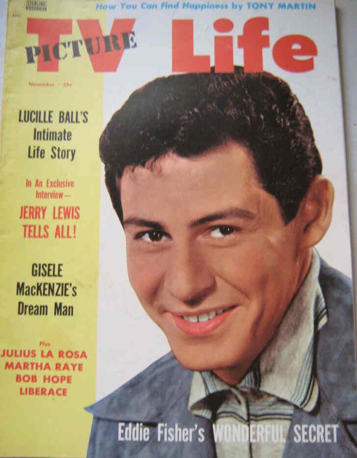 TV PICTURE LIFE magazine side cover Issue 1 November 1955