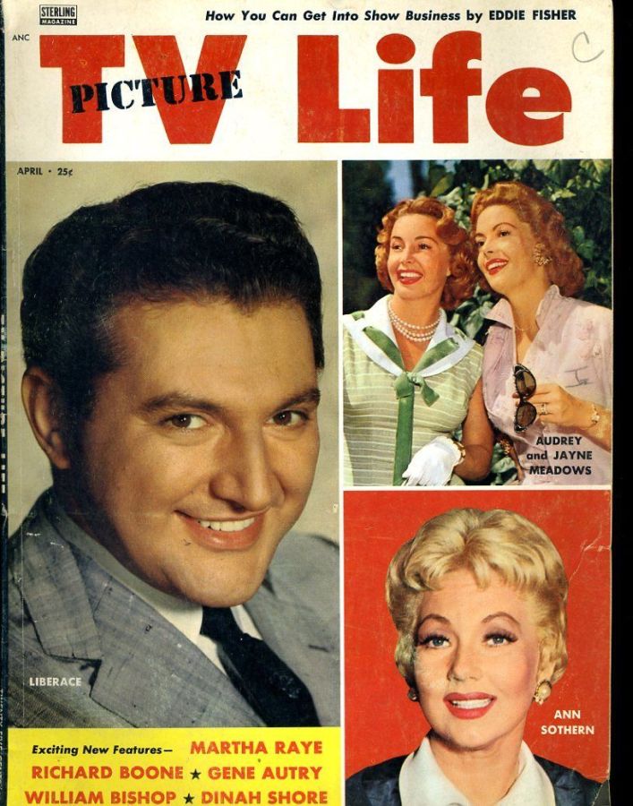 TV PICTURE LIFE magazine side cover April 1956