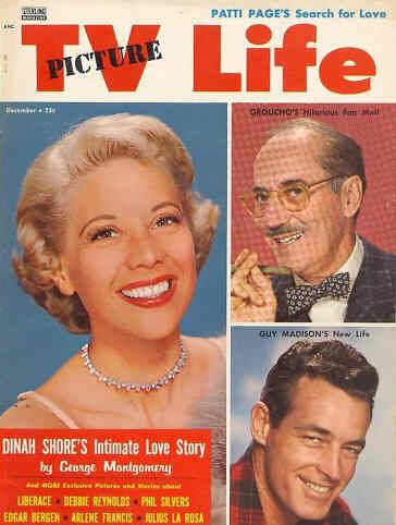 TV PICTURE LIFE magazine side cover December 1956