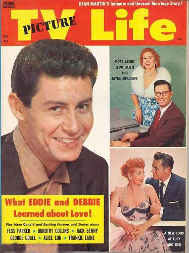 TV PICTURE LIFE magazine side cover February 1957