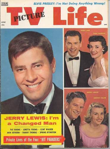 TV PICTURE LIFE magazine side cover June 1957