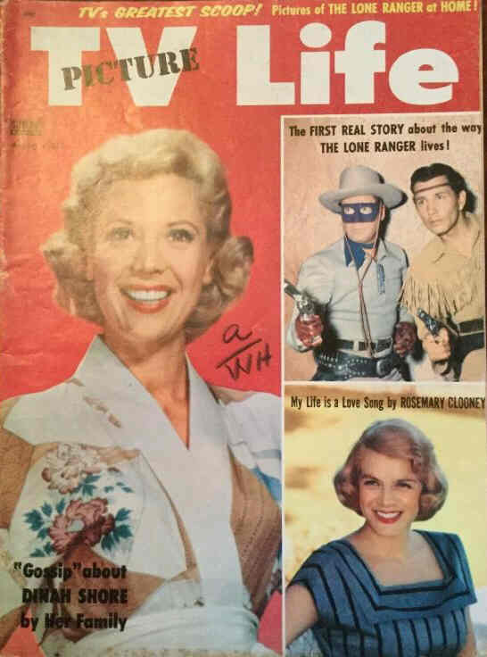 TV PICTURE LIFE magazine side cover August 1957