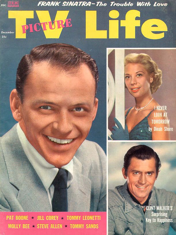 TV PICTURE LIFE magazine side cover December 1957