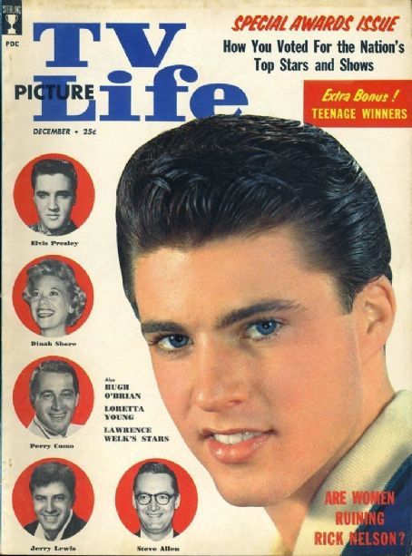 TV PICTURE LIFE magazine side cover December 1958