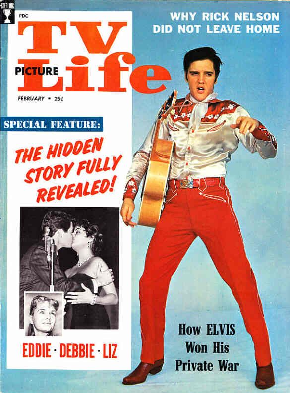 TV PICTURE LIFE magazine side cover February 1959