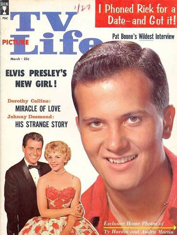 TV PICTURE LIFE magazine side cover March 1959