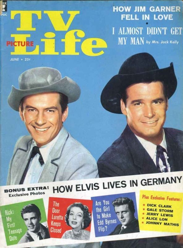 TV PICTURE LIFE magazine side cover June 1959
