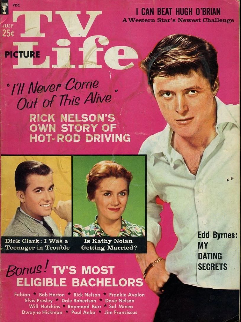 TV PICTURE LIFE magazine side cover July 1959
