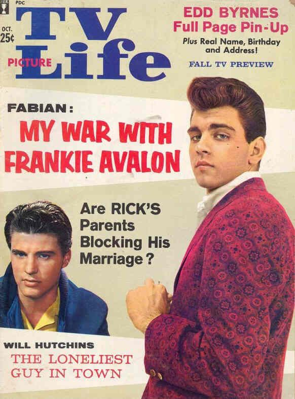 TV PICTURE LIFE magazine side cover October 1959