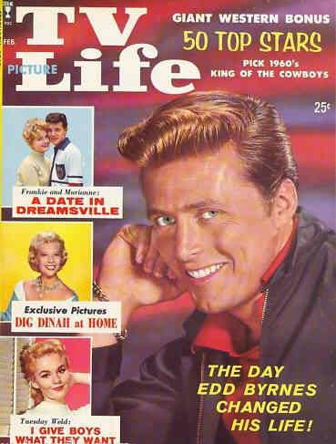 TV PICTURE LIFE magazine side cover February 1960