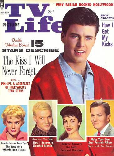 TV PICTURE LIFE magazine side cover March 1960