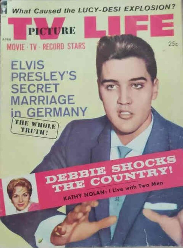 TV PICTURE LIFE magazine side cover April 1960