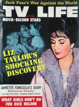 TV PICTURE LIFE magazine side cover July 1960