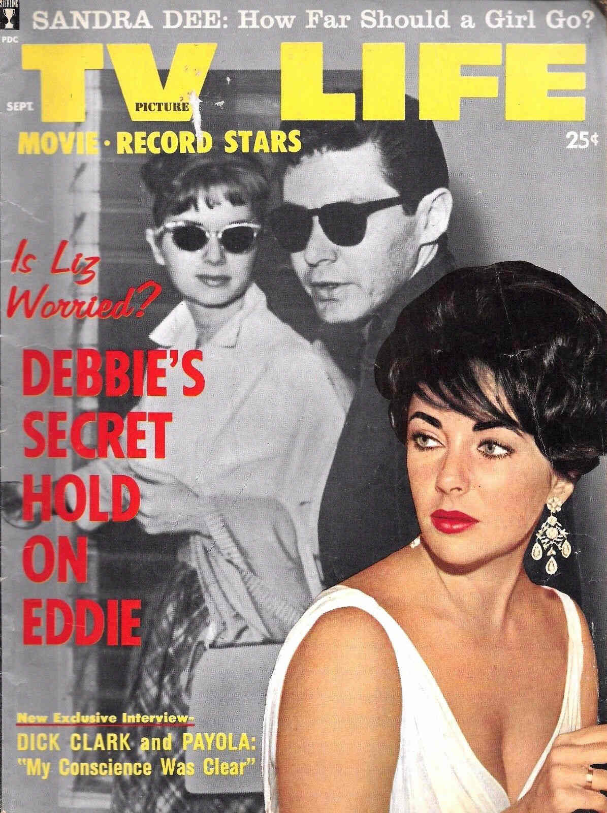 TV PICTURE LIFE magazine side cover September 1960