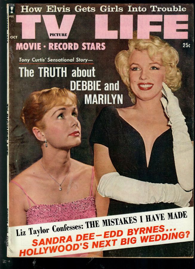TV PICTURE LIFE magazine side cover October 1960