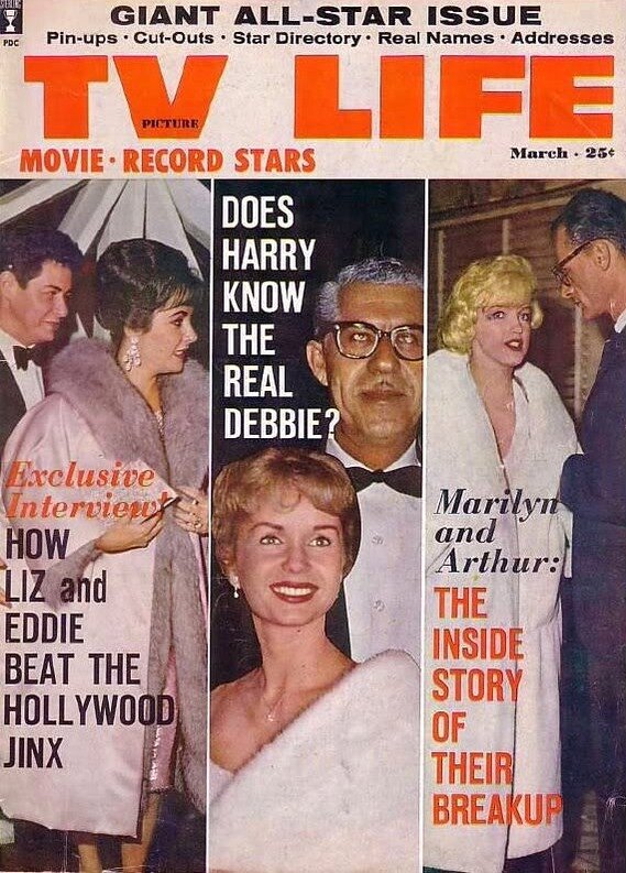 TV PICTURE LIFE magazine side cover March 1961