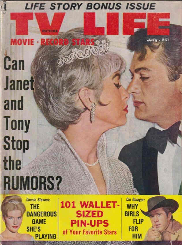 TV PICTURE LIFE magazine side cover July 1961