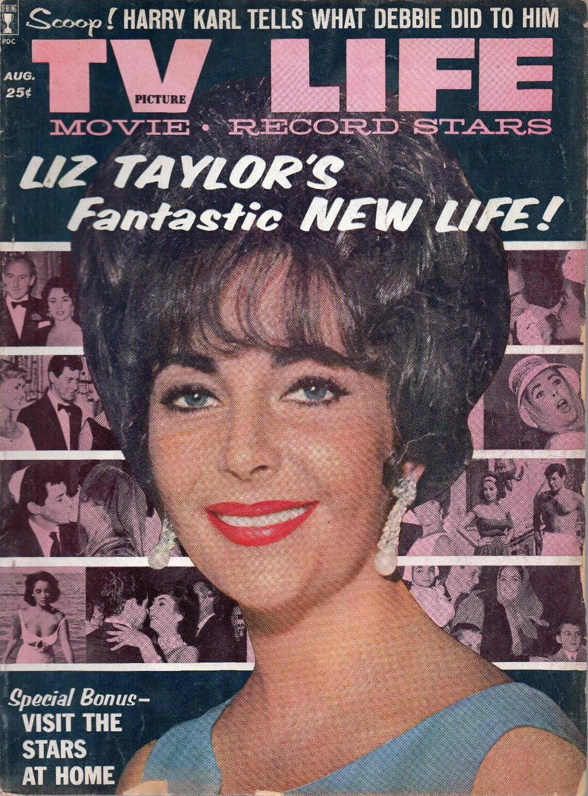 TV PICTURE LIFE magazine side cover August 1961