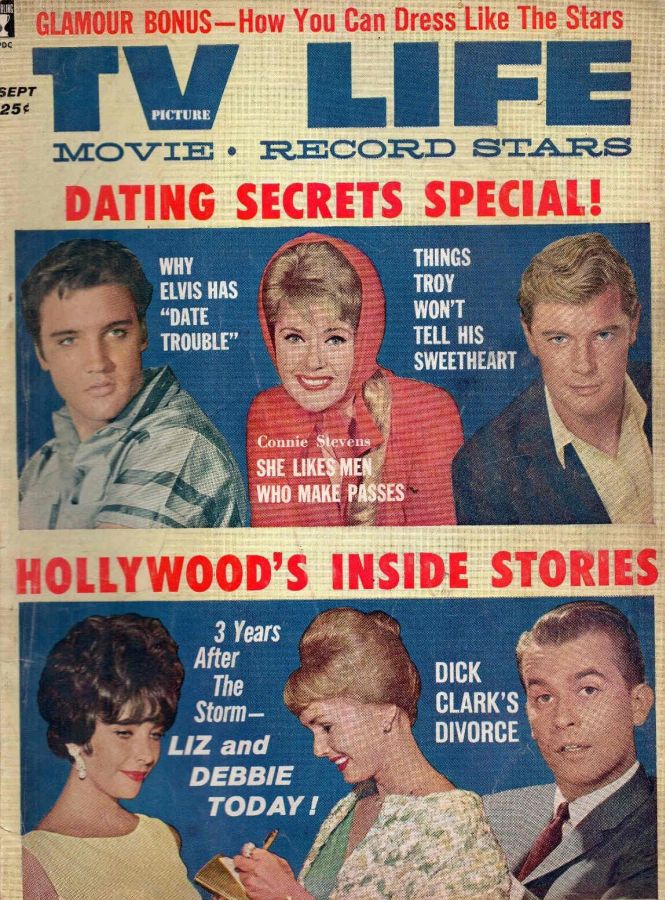 TV PICTURE LIFE magazine side cover September 1961