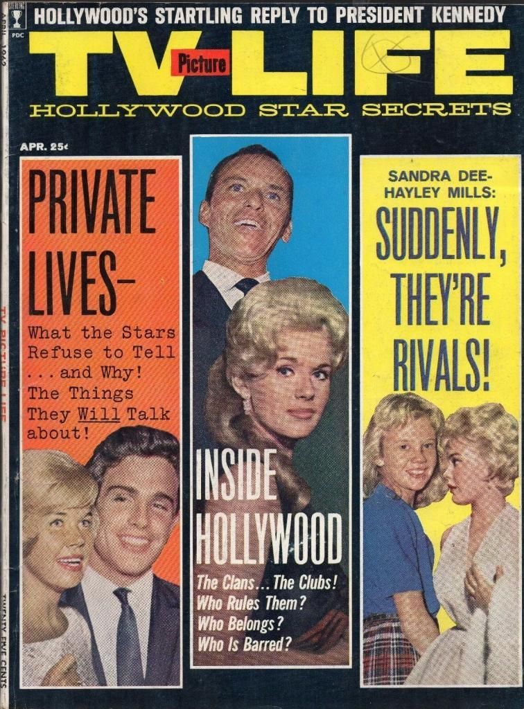 TV PICTURE LIFE magazine side cover April 1962