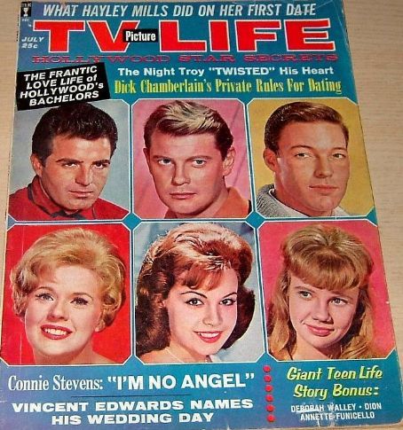 TV PICTURE LIFE magazine side cover July 1962