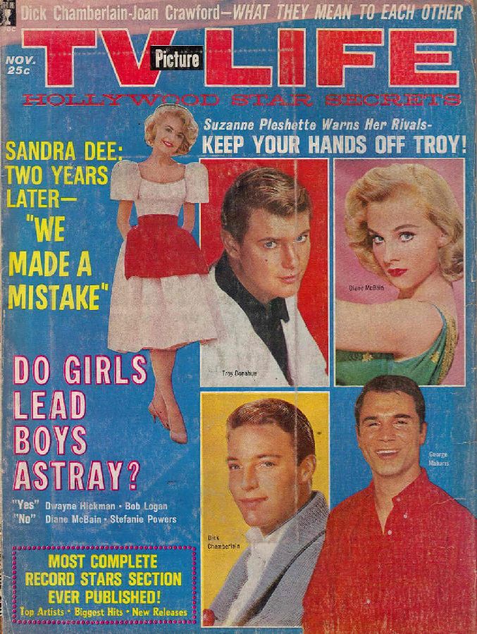 TV PICTURE LIFE magazine side cover November 1962