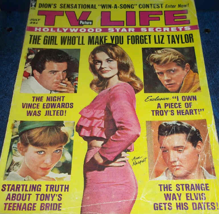 TV PICTURE LIFE magazine side cover July 1963