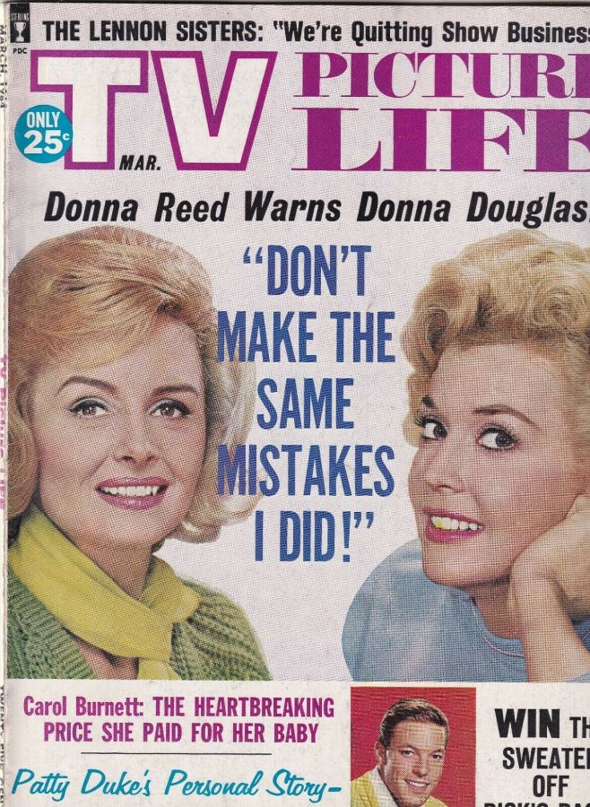 TV PICTURE LIFE magazine side cover March 1964
