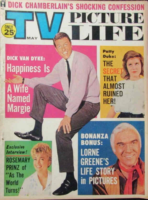 TV PICTURE LIFE magazine side cover May 1964