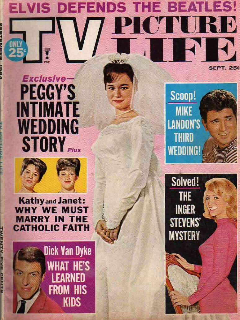 TV PICTURE LIFE magazine side cover September 1964