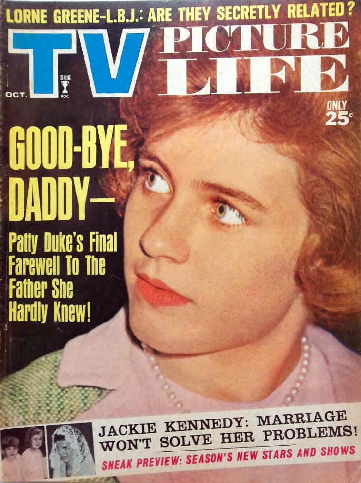 TV PICTURE LIFE magazine side cover October 1964