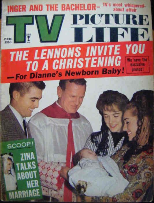 TV PICTURE LIFE magazine side cover February 1965