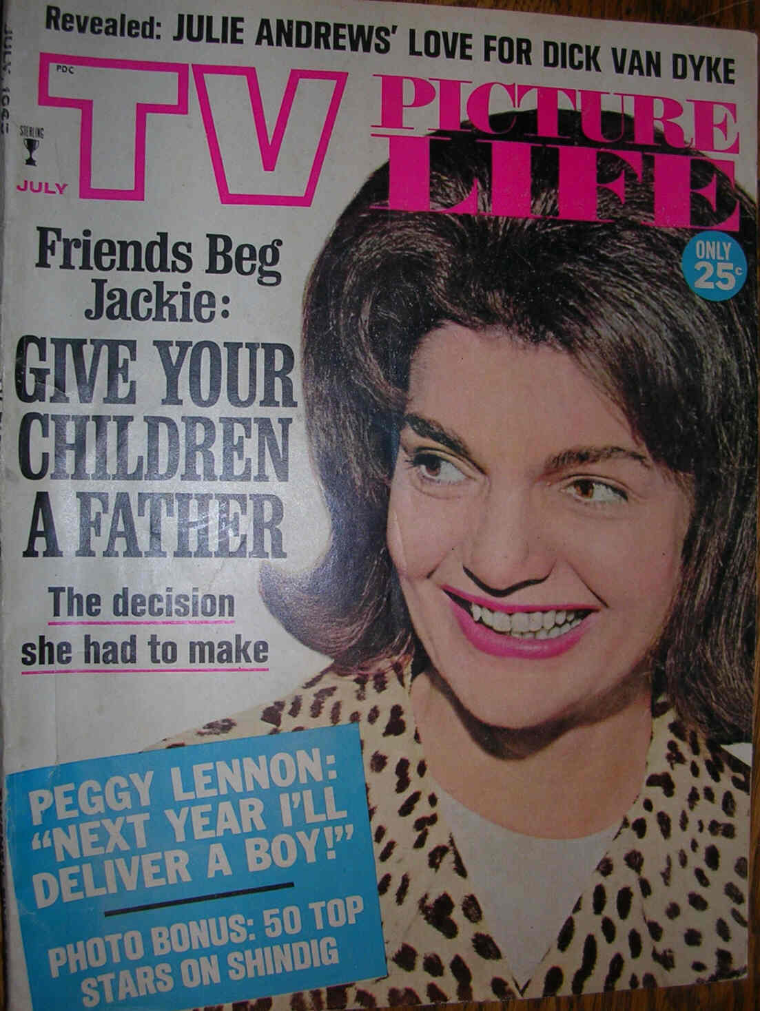 TV PICTURE LIFE magazine side cover July 1965