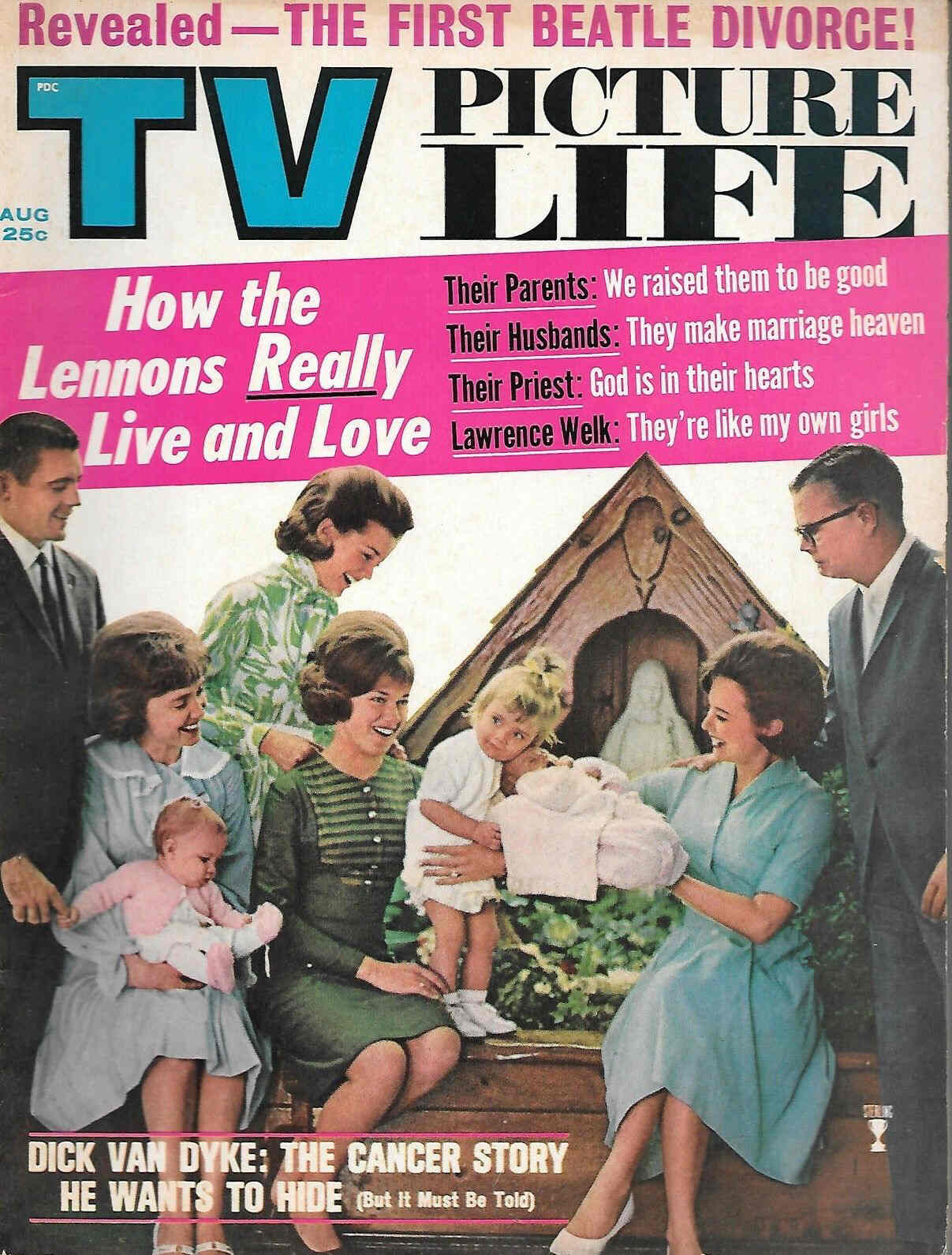 TV PICTURE LIFE magazine side cover August 1965