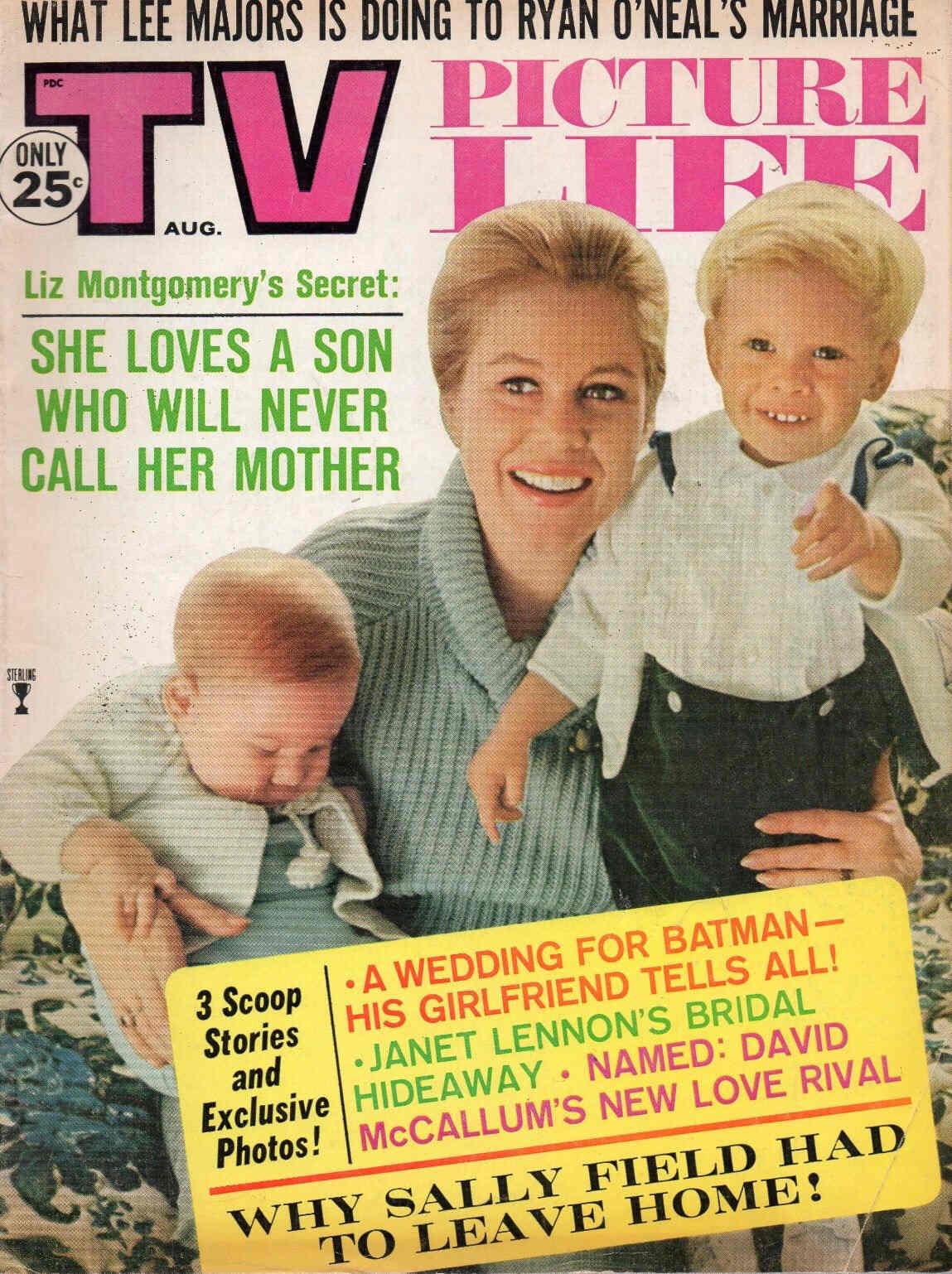 TV PICTURE LIFE magazine side cover August 1966