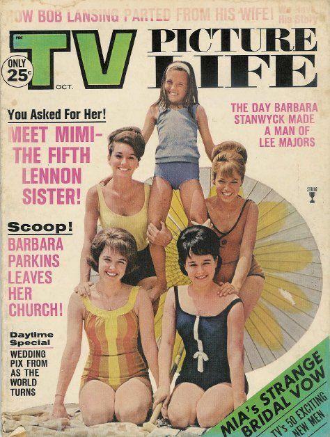 TV PICTURE LIFE magazine side cover October 1966