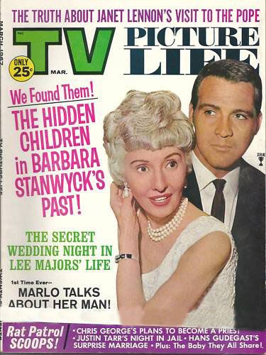 TV PICTURE LIFE magazine side cover March 1967