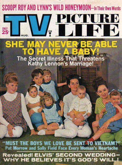 TV PICTURE LIFE magazine side cover August 1967