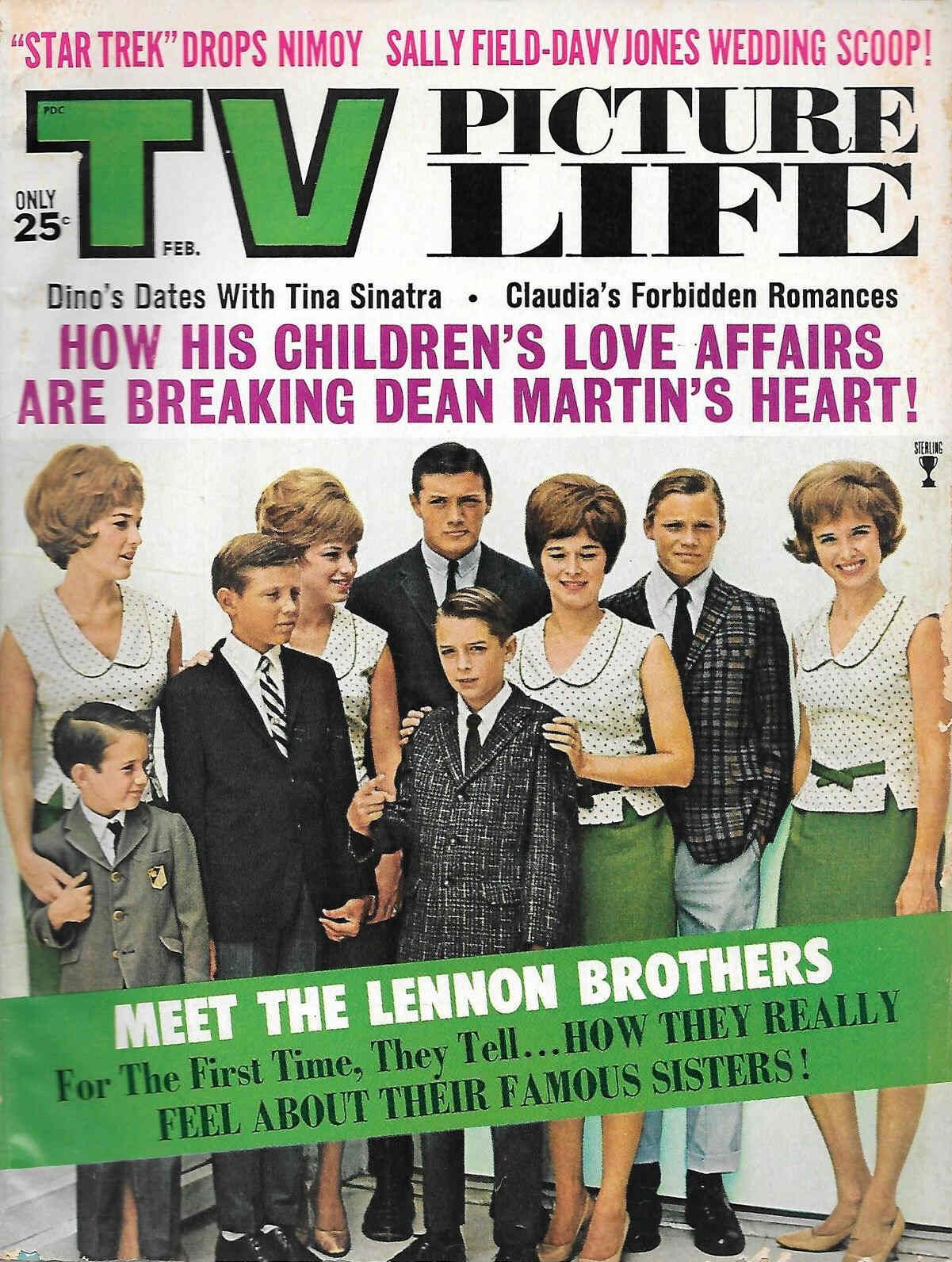 TV PICTURE LIFE magazine side cover February 1968