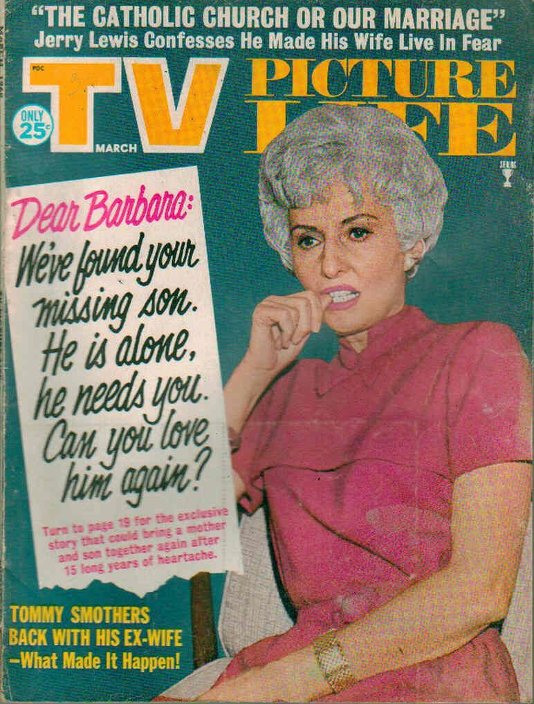 TV PICTURE LIFE magazine side cover March 1968