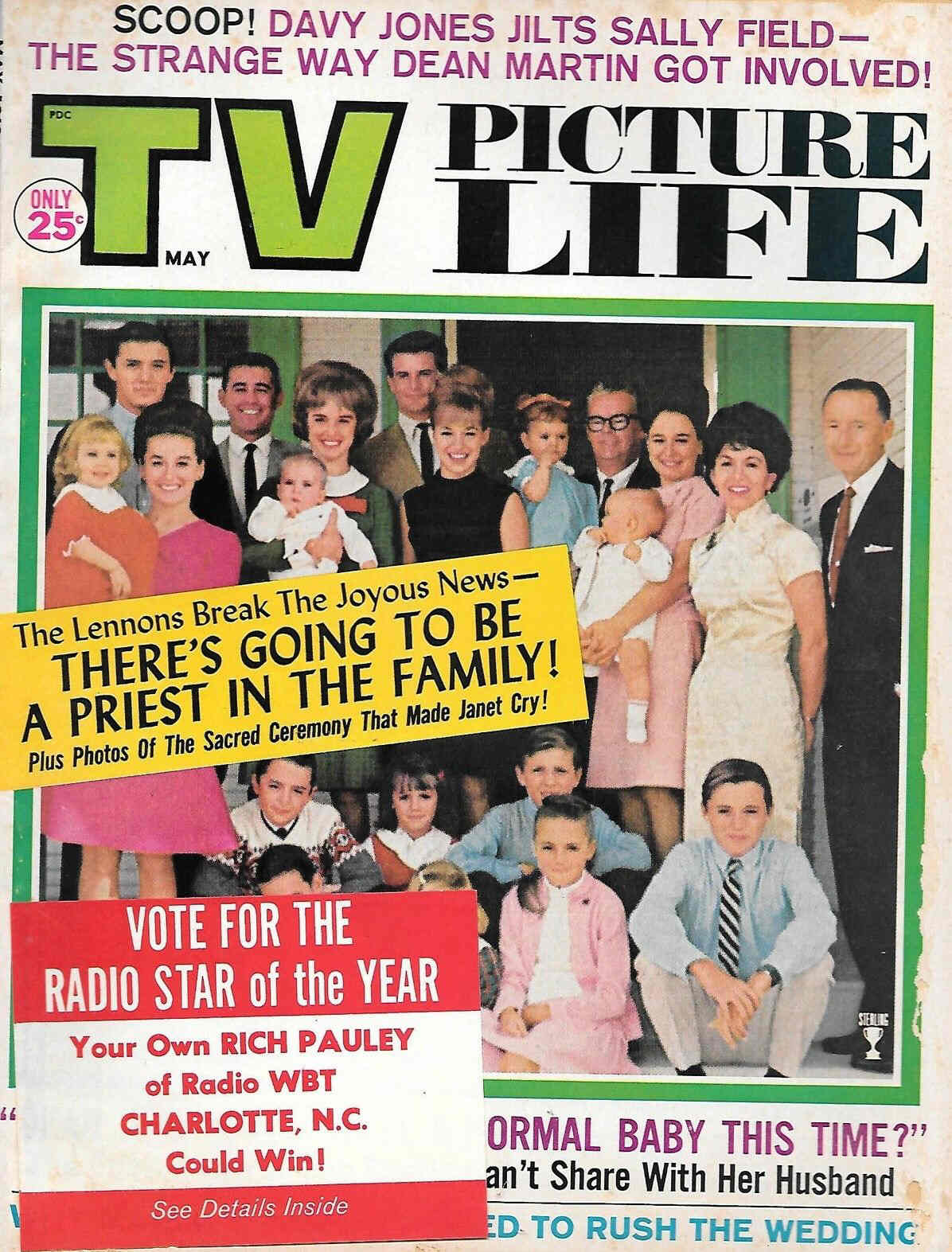 TV PICTURE LIFE magazine side cover May 1968