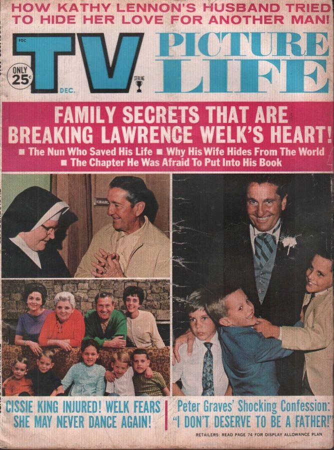 TV PICTURE LIFE magazine side cover December 1968