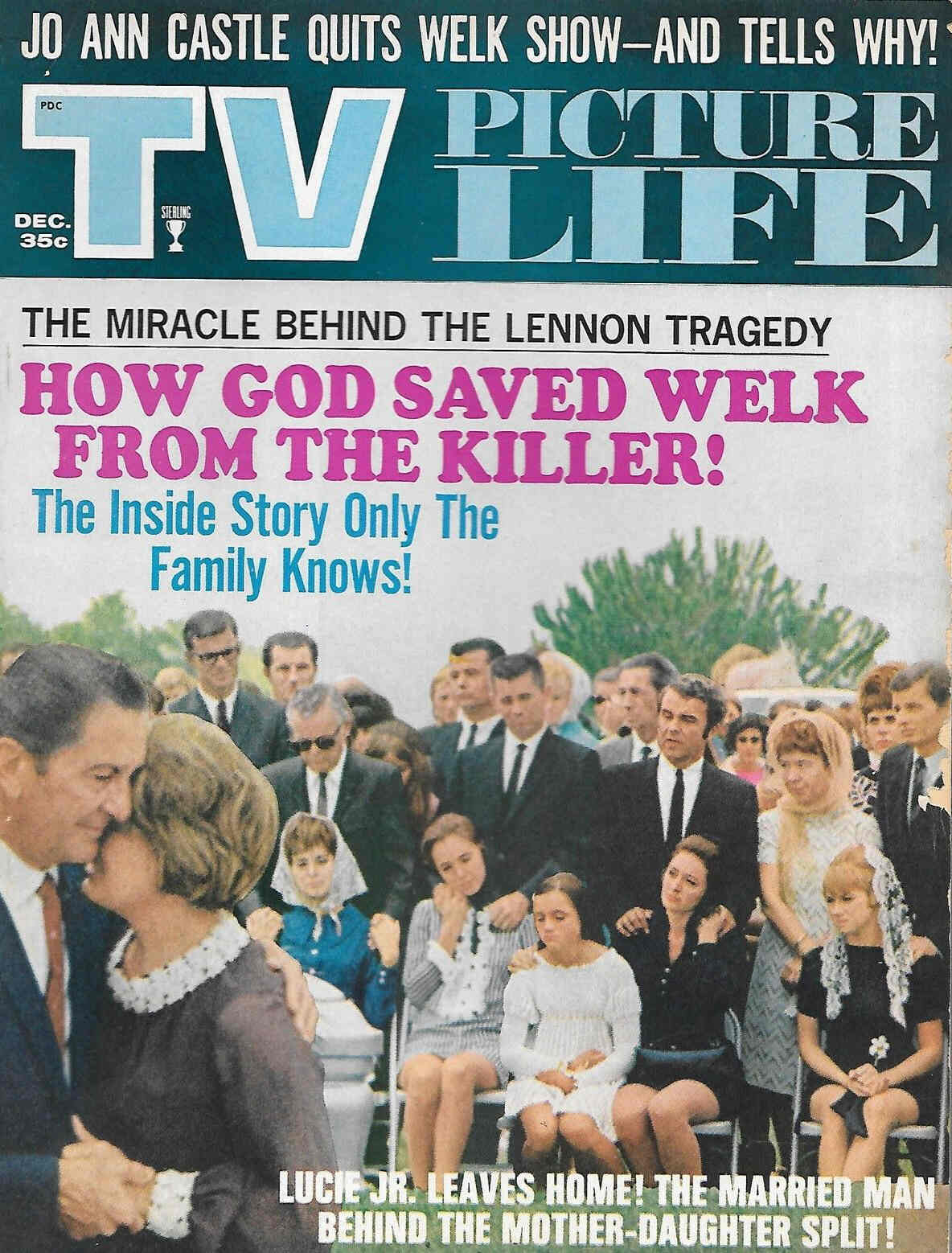 TV PICTURE LIFE magazine side cover December 1969