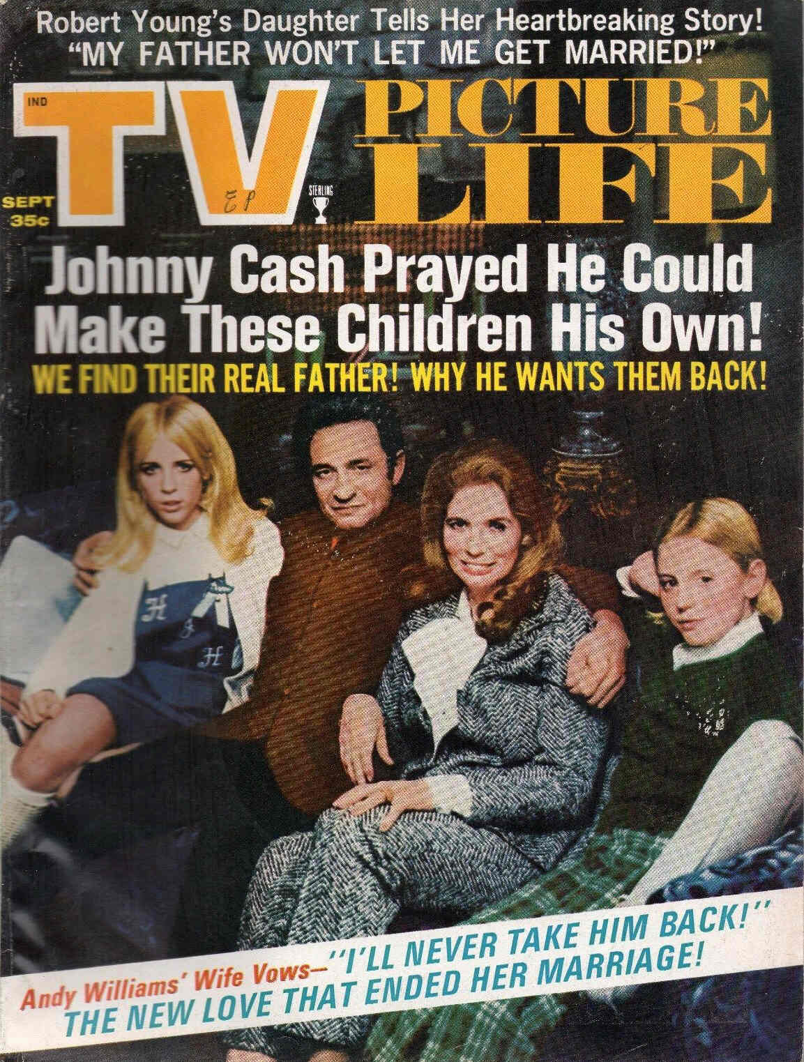 TV PICTURE LIFE magazine side cover September 1970